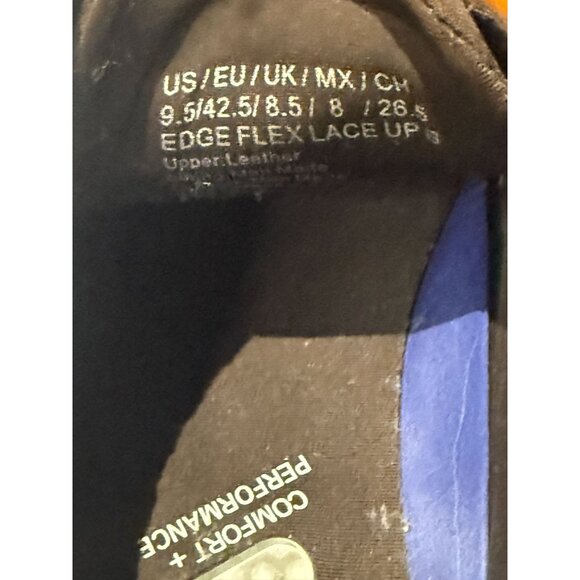 Kenneth Cole Reaction Edge Flex Oxford Shoes Men’s 9.5 Brown Leather - Picture 9 of 9